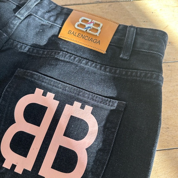 Balenciaga baggy jeans, size 34 but waist fits like 32 worn 1x